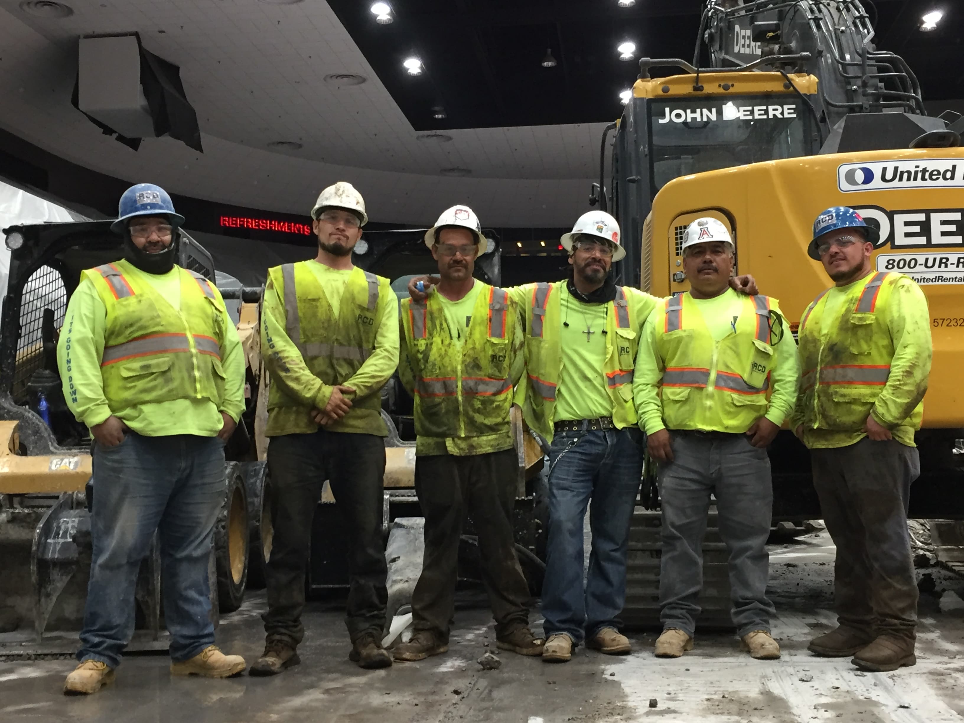 Ernesto and the RCD demolition crew in Tucson